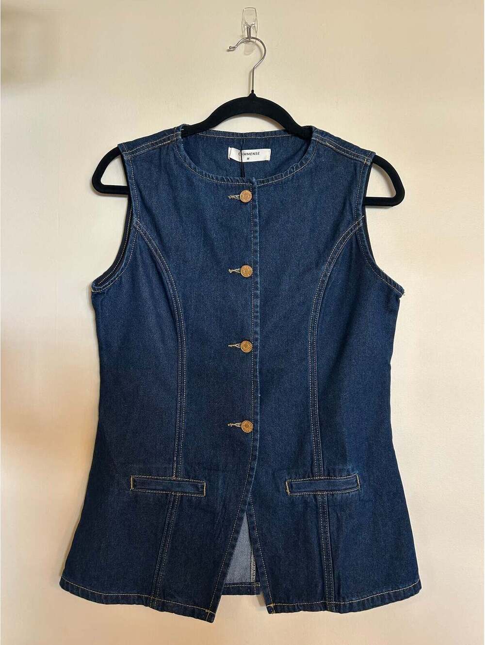 Commense Denim Vest M (New with tags)